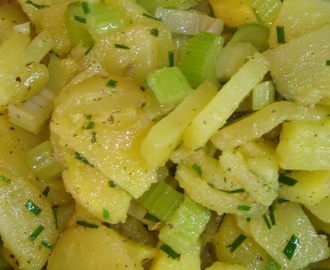 Netradičný zemiakový šalát (fotorecept)
