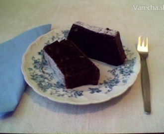 Čokoládovo-orechový koláč pre @Babidku-čokoholika.