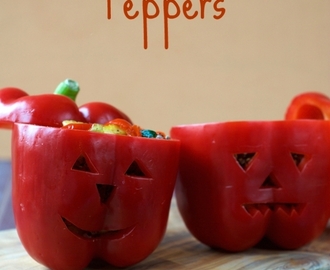 Halloween Stuffed Peppers