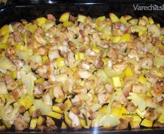 Zapekané zemiaky s mäsom na spôsob živánskej (fotorecept)