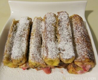 Strawberry French Toast Roll-Ups