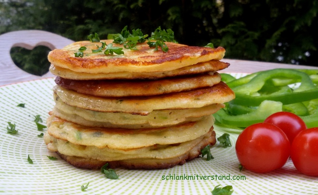 Zucchini-Pancakes low carb