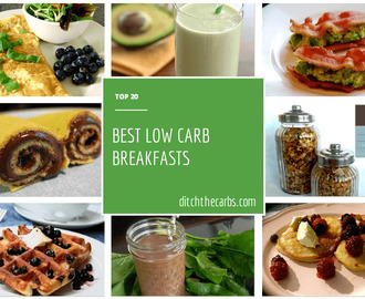 Top 20 Low Carb Breakfasts