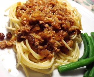 Spaghetti Bolognese Filipino-style Recipe