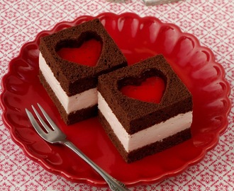 Ciasto czerwone serce