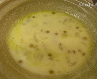 Šošovicová polievka s tofu