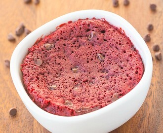 Healthy Red Velvet Mug Cake