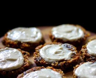 CARROT CAKE COOKIES with LEMON CREAM FROSTING