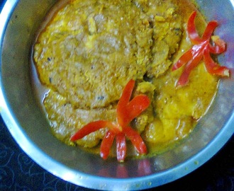 Fish Egg (Roe) Curry / Fish Egg Omelette In Gravy.