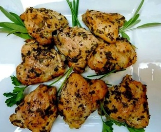 Roasted Garlic and Herb Chicken Thighs