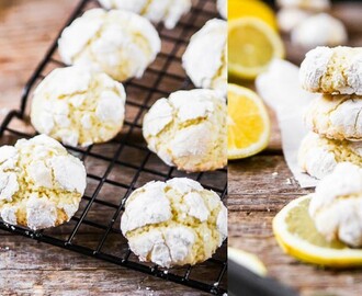 Lemon Crinkle Cookies – Cookie Friday with “Das Küchengeflüster”