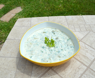 Parsley and Potato Raita: a Refreshing Yogurt Salad