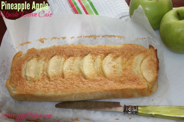Pineapple Apple Upside Down Cake Recipe