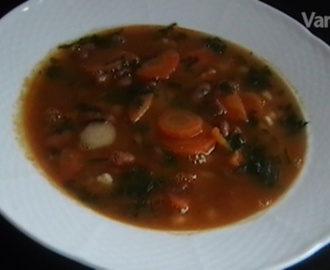 Jemná fazuľová polievka (fotorecept)