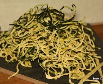 Getrocknete Zucchini-Nudeln (Low Carb)