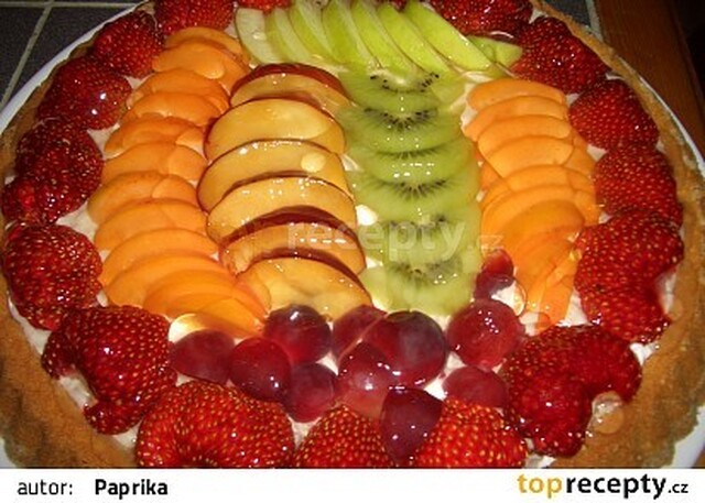 Ovocný dort pro maminku k 60