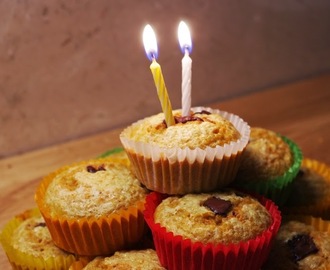 2. narozeniny&2015&Ovesné muffiny