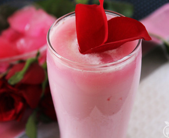 Valentine Special Rose Milk Recipe | How to make Rose Milk in 10 minutes