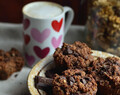Muffinki orzechowo-owsiane z czekoladą