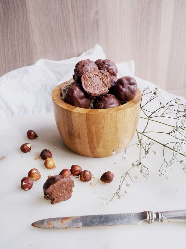 Vegan Chocolate Nougat with Hazelnut