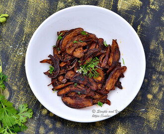 Spicy Brinjal Fry | Easy and Spicy Eggplant fry | Quick sidedish with Brinjal