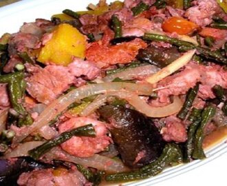 Pinakbet Or Pakbet (Meat Vegetable Stew With Shrimp) Recipe