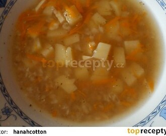 Pohanková polévka s česnekem