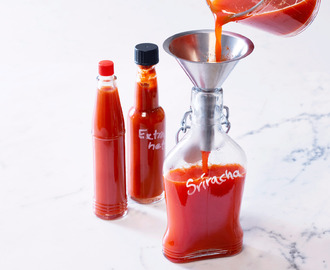 Hot chilisås och Srirachasås