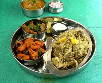 Popular Thalapakattu Mutton Biryani Recipe | Thalapakatti Biriyani Seimurai | Green Chicken Biriyani Recipe