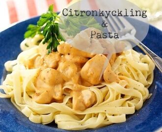 Citronkyckling med pasta