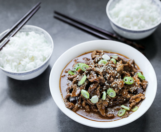 Korean Style Spicy Beef