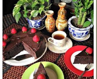 Rich And Dense Sinful Indulgence–Classic Chocolate Mud Cake (巧克力泥浆蛋糕）