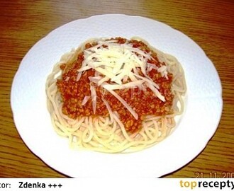 Rychlá omáčka z mletého masa na špagety