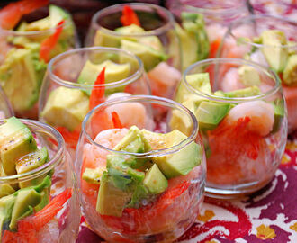 Shrimp & Avocado Cocktail Salad