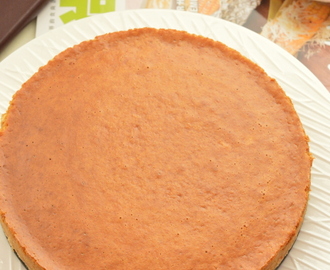 Baked Caramel & White Chocolate Cheesecake 烤白巧克力焦糖起司蛋糕
