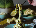 Spaghetti mit Wirsing Carbonara | vegetarisch