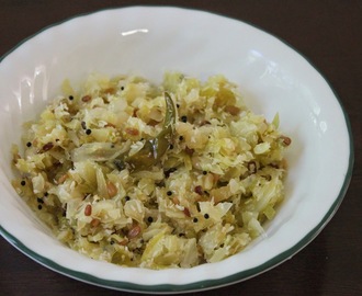 Indian Vegetable Sides: Sauteed Cabbage with Coconut