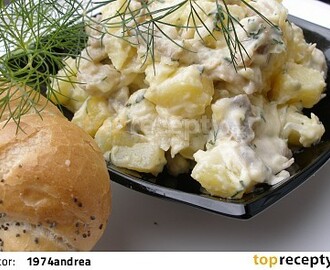 Slanečkovo bramborový salát s koprem