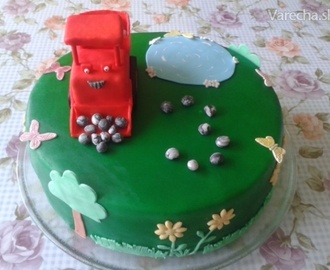 Torta pre synčeka k narodeninám (fotorecept)