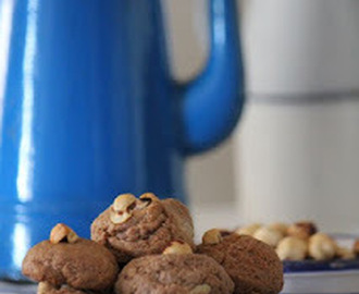 Cookies de chocolate y avellana