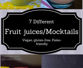 7 Fresh juices/Mocktails to keep you hydrated this summer