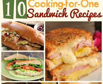 10 Sandwich Recipes Perfect for Cooking for One!