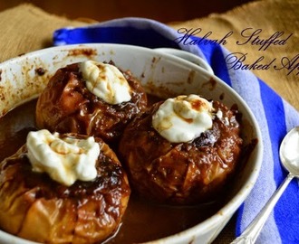 Halvah Stuffed Baked Apples and a Sweet Year