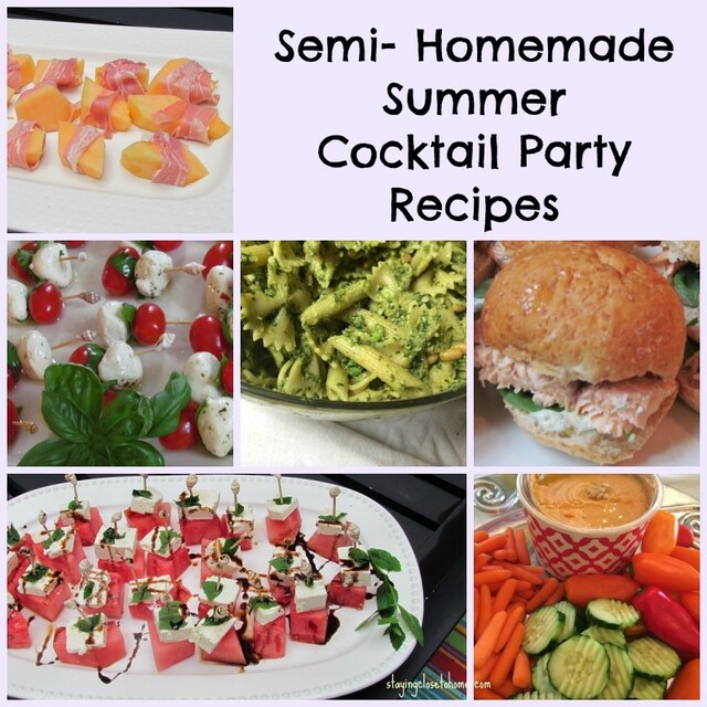 Semi-Homemade Summer Cocktail Party Recipes