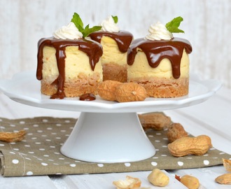 Arašídové mini cheesecakes