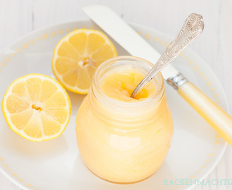 Schnelles Rezept für Lemon Curd (Zitronencreme)