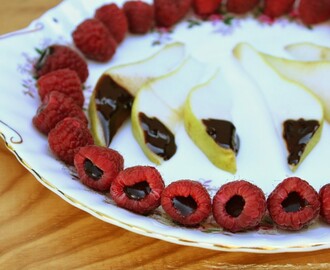 Chocolate and Red Wine Stuffed Raspberries (Vegan, Gluten-Free and Soy-Free)