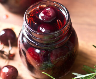 Gifts From My Kitchen – Pickled Cherries