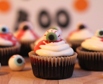 Halloween - hororové krvavé cupcakes