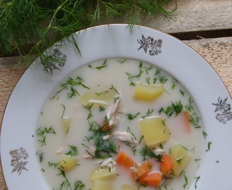 Zupa koperkowa z ziemniakami